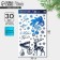 Vinyl stickers with foil "Happy New Year", 30 x 50 cm, New Year