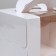 Box under the bento-port with a window, white, 18 x 18 x 14 cm