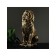 Figure "Leo Young" black gold, 70x35x43cm