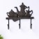 Decorative metal hooks "tea drink" 18x20x5.5 cm