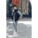 Male ise vest, size 52, dark blue color