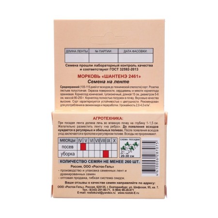 Carrot seeds "Chantine 2461"-1