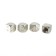 Cap on the valve Torso Cube, chrome, set 4 pcs