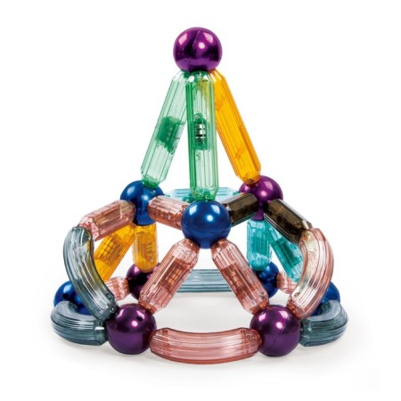 Magnetic designer for babies "Magic sticks", 36 parts-2