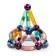 Magnetic designer for babies "Magic sticks", 36 parts