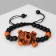 Bracelet "Skull with bones" ethnic, black-brown color, d = 6 cm