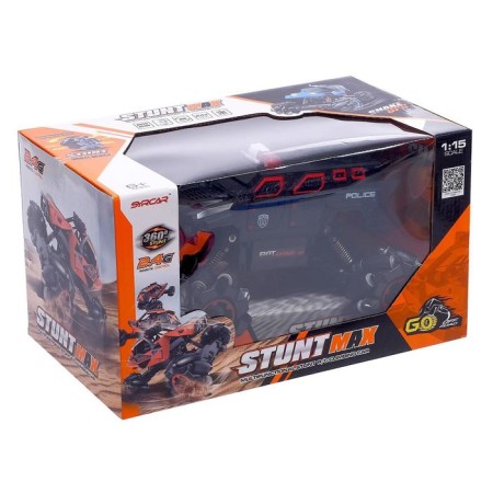 Radio-controlled machine "Jeep-Akobat", 4WD, movement in all directions, batteries, red color-6