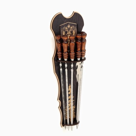 Set with skewers wall -mounted "coat of arms"-1