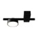 Freya FR5363CL-01B TACTIC, 230x125x60 mm ceiling lamp, GX53, 1x8W, black color