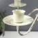 Summary Metal for 5 candles "Provence" white aged 32x24x24 cm
