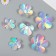 Stick Paper "Flower. Silver holography" set 6 pcs 13x12.3x0.6 cm