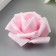 Foamiran rose, light pink d-4 cm