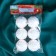Set of balls plastic D-5 cm, 6 pcs "Snow Light" White
