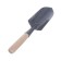 Supplostering scoop, length 34 cm, width 8.5 cm, wooden handle
