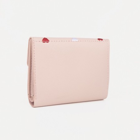 The wallet on the button, the color is light pink-1
