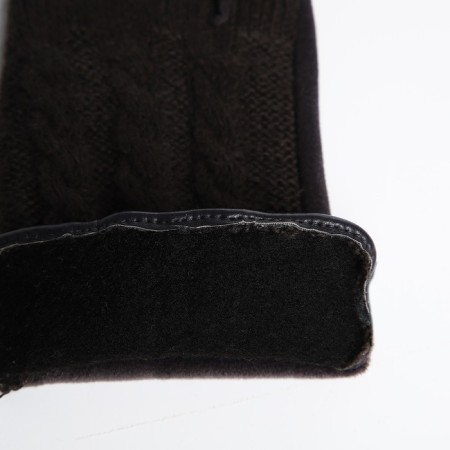Gloves are female, dimensionless, with insulation, dark gray color-2