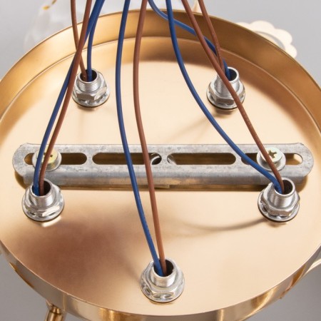 Bell chandelier 5x40W E27 Gold Model: 2612356-8
