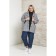 Female jacket, size 58, black color