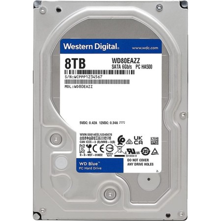 Wd Sata-III 8TB WD80Eazz Blue (5640RPM) 128MB 3.5 "Hard disc.-1