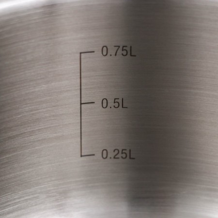 Bucket, 1 l, d = 14 cm, metal cover, metal handle, induction, with a heat distribution layer-3