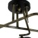 Svetogor chandelier "Game" 3x60W E27 bronze/black 58x58x24cm