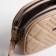 Bag Women's Cross-Bodi with a zipper, beige color
