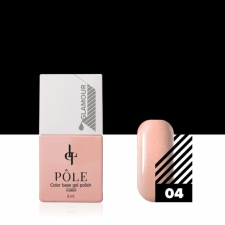 Pole Glamor Gel-Luck base, No. 04, 8 ml