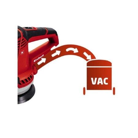 Grinding eccentric einhell te -rs 40e, 400 watts, d = 125 mm, 24000 stake/min, 12000 rpm-3
