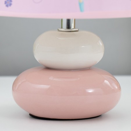 Princess's table lamp E14 15W white-pink Risalux-4
