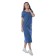 Women's dress, size 46, indigo color
