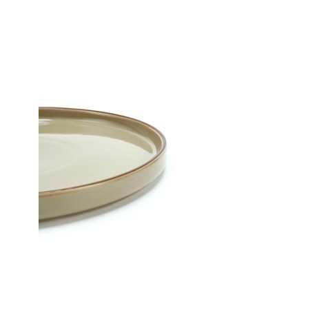 Ceramic Dolce Ceramo plate. "Sandy Shore", 27 x 27 cm-1