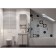 Tumbling under the Aquaton Country sink, 60 cm, white color, oak Verona
