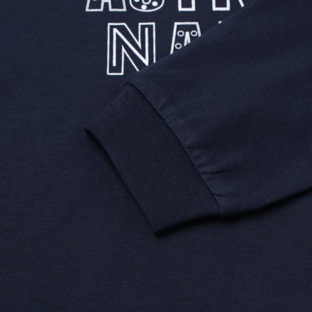 Pajamas for a boy (longshit/trousers), dark blue color/space, height 104 cm-2