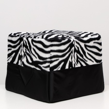 Transformer house square 43 x 43 x 34 cm, zebra coloring-3