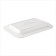 Porcelain rectangular Magistro Crotone, 35.7 × 25.6 × 3.1 cm, white color