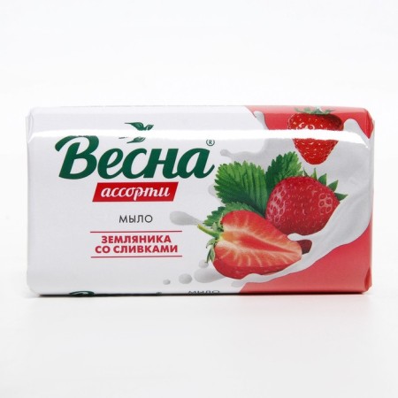Soap "strawberries with cream", 90 g
