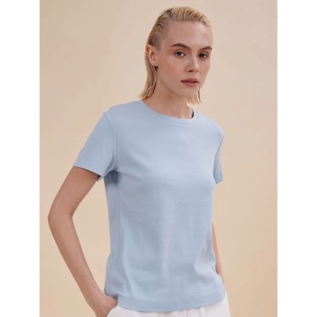 Female T -shirt, size l, blue color-1