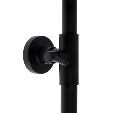 Showing system Accoona A83124F, single -leaf, pour 144 mm, tropical shower, watering can, black-5