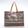 The bag is economic on the button, the color is red/multi -colored