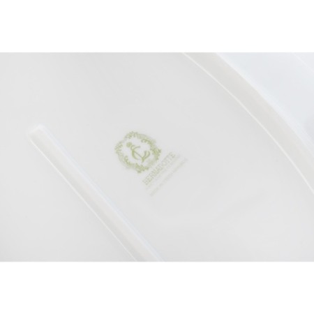 Oval Bernadotte dish, decor "Wild rose, gold laying", 36 cm-1