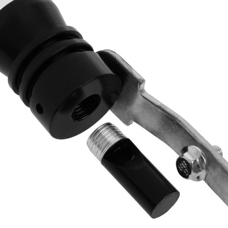 Whistle in the silencer, size l, under the diameter of the pipe 44-55 mm, black-2
