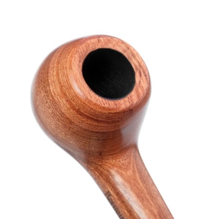 Chicken pipe for tobacco "Commander premium", classic, red tree, length 15.4 cm, D-1.8-1