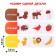 Smart Puzzles "Blue Tractor: Study Colors"