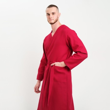 Male wafel wand, cherry color, size 52, 160g/m-4