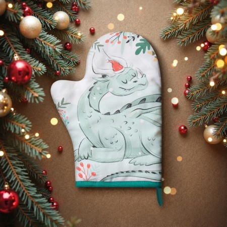 Mittens and Open Dilan "Fairytale Dragon" 20x28 cm, 35% HL, 65% PE, Vatin 250 g/m2