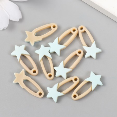Decor for creativity Plastic "Bulavochka with an asterisk" 2.4x1 cm-2