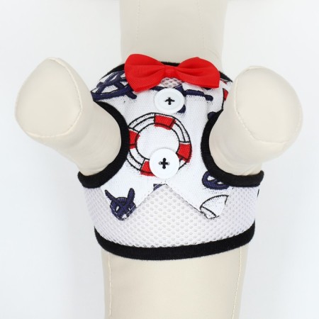 A set with a soft harness and a bantik "sea", size S, leash 120 x 1.5 cm, fire 23-42 cm 968377-5