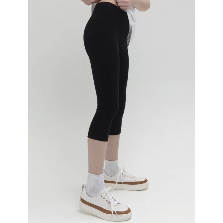 Pants for girls, height 116 cm, black color-1