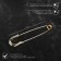 Pin "simple" 7 cm, color gold