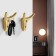 Furniture hook Cappio yak, two -rod, matte gold